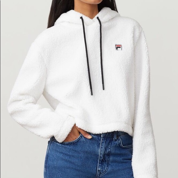 sherpa fila hoodie